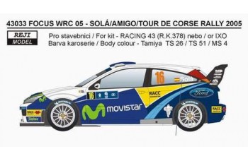 Decal - Ford Focus WRC 04 - Tour de Corse 2005